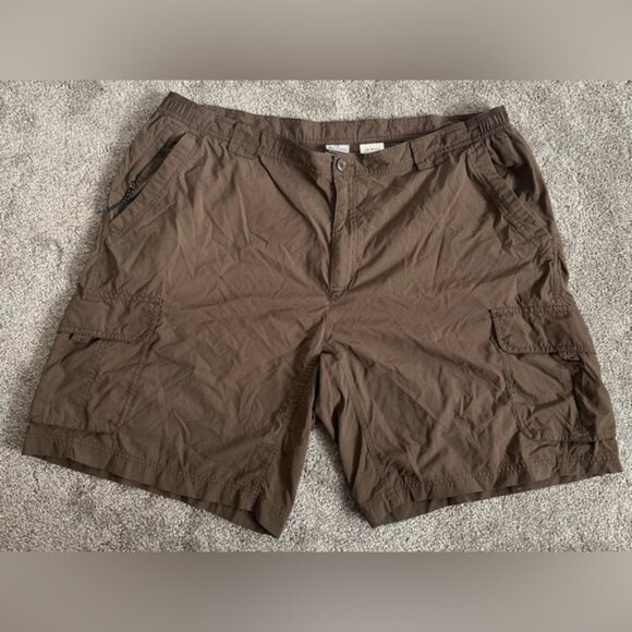 Columbia Other - Columbia Mens Titanium Omni Dry Brown Tan Shorts Size XXL Titanium Omni Dry
